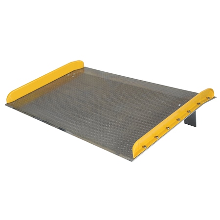 Vestil Aluminum Truck Dockboard W/ Steel Curb TAS-20-7260